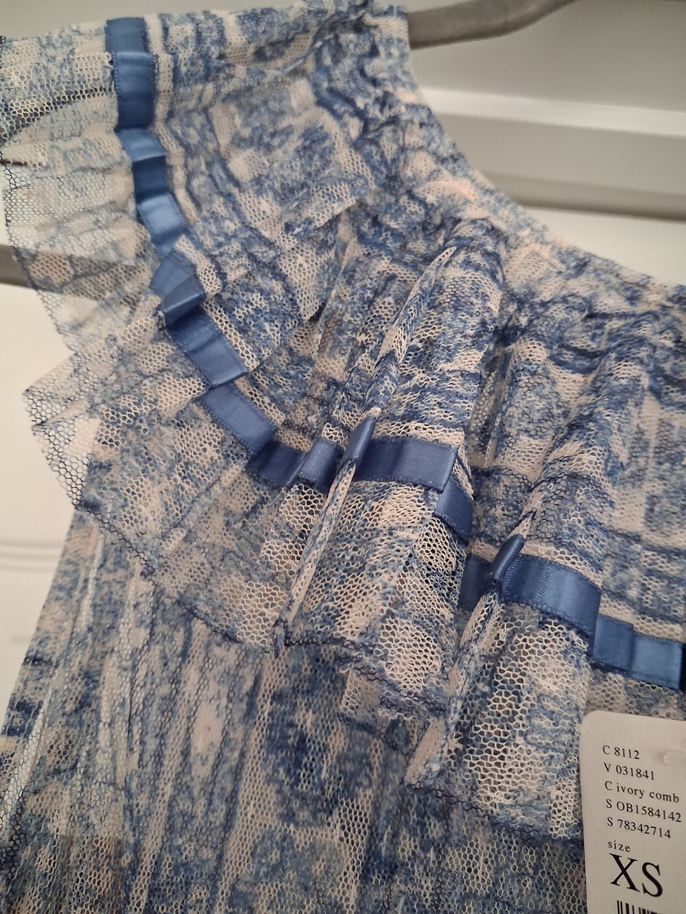 NEW Tag Free People Sheer In PaRIS Maxi Top Uk Edition - Picture 11 of 16
